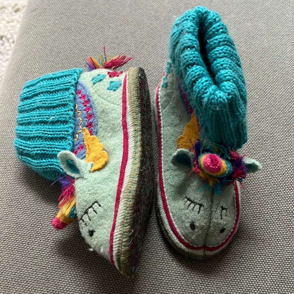 Kids Unicorn Slippers (wool)